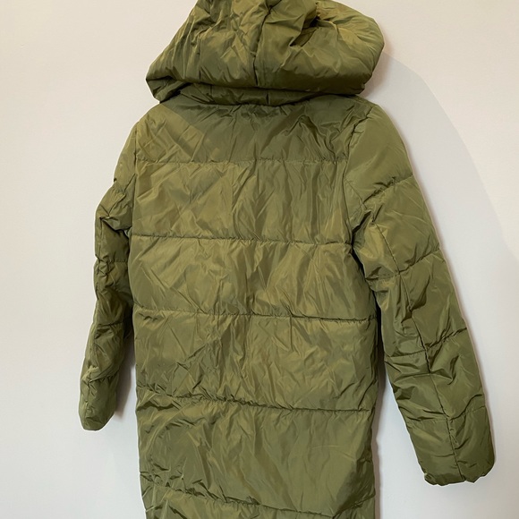 Orolay army green winter coat with hood - Picture 6 of 7